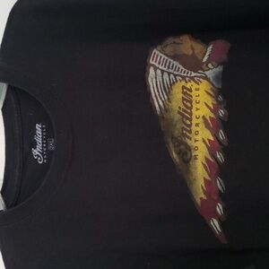 Official Indian Motorcycle Black Graphic Tee